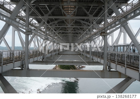 Coastal Railway Bridge Dramatic Ocean View 138268177