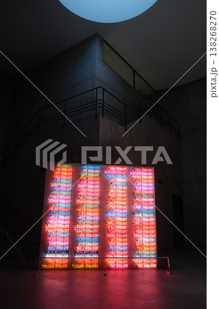 Abstract Modern Architecture Illuminated Interior 138268270