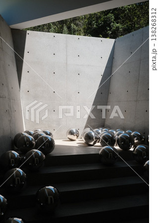 Geometric Shadows And Modern Architectural Detail 138268312