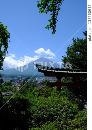 Japanese Temple View Over City Landscape Japanese Temple View Over City Landscape 138268655