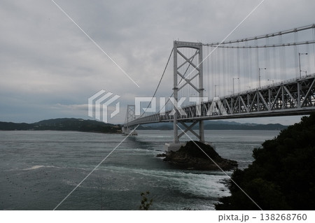 Akashi Kaikyo Bridge Coastal View Japan Akashi Kaikyo Bridge Coastal View Japan 138268760