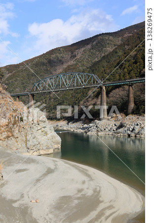 大歩危峡の第2吉野川橋梁 大歩危峡の第2吉野川橋梁 138269475