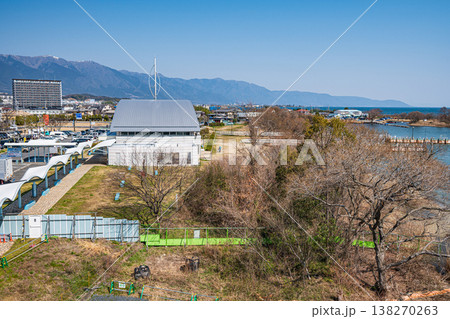 道の駅びわ湖大橋米プラザ 琵琶湖大橋からの景観 滋賀県大津市堅田 道の駅びわ湖大橋米プラザ 琵琶湖大橋からの景観 滋賀県大津市堅田 138270263