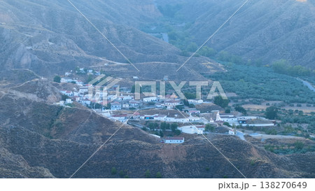Gorafe village nestled in a desert valley in Andalusia Spain Gorafe village nestled in a desert valley in Andalusia Spain 138270649