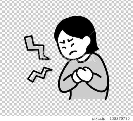圖解：一名女性胸痛 138270750