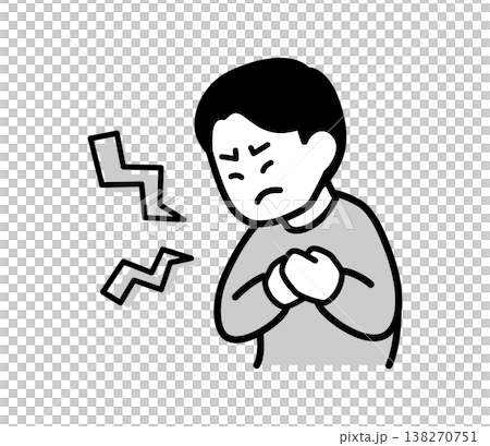 圖解:一名男子胸痛 圖解:一名男子胸痛 138270751