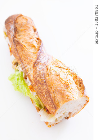 おいしいフランスパンツンサンド おいしいフランスパンツンサンド 138270961