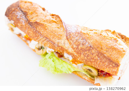 おいしいフランスパンツンサンド おいしいフランスパンツンサンド 138270962