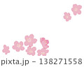 シンプルな桜のイラスト 138271558