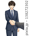 商談成立した男性新入社員 138272302