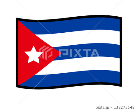 キューバの国旗のイラスト素材3 138273548