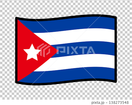 キューバの国旗のイラスト素材3 138273548
