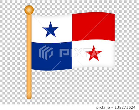 Illustration material of the Panamanian flag 6 138273624