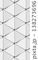 White abstract wallpaper featuring geometric shapes with triangles in the foreground. A vertical texture with a repeating sci-fi-style geometric pattern. 138273696