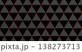 Modern black abstract wallpaper with clean geometric elements, emphasizing triangular forms in the foreground and a horizontally structured, repeating sci-fi pattern 138273713