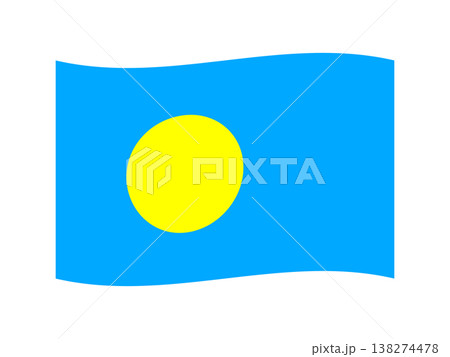 パラオの国旗のイラスト素材4 138274478