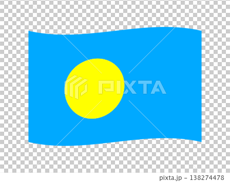 パラオの国旗のイラスト素材4 138274478