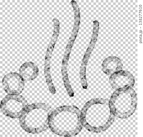 手描きでムラのある水彩温泉マークアイコン 岩風呂タイプ 手描きでムラのある水彩温泉マークアイコン 岩風呂タイプ 138277610