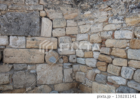 Discover the Ancient Stone Walls of Pamukkale Revealing the Unique History and Architectural Significance of the Region 138281141