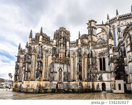 Batalha, Portugal - Mar 07, 2026: Monastery of Batalha is a Dominican convent in the civil parish of Batalha, Portugal Batalha, Portugal - Mar 07, 2026: Monastery of Batalha is a Dominican convent in the civil parish of Batalha, Portugal 138282027