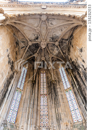Batalha, Portugal - Mar 07, 2026: The Unfinished Chapels of Monastery of Batalha at Batalha, Portugal. Batalha, Portugal - Mar 07, 2026: The Unfinished Chapels of Monastery of Batalha at Batalha, Portugal. 138282033