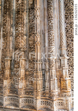 Batalha, Portugal - Mar 07, 2026: The Unfinished Chapels of Monastery of Batalha at Batalha, Portugal. Batalha, Portugal - Mar 07, 2026: The Unfinished Chapels of Monastery of Batalha at Batalha, Portugal. 138282035