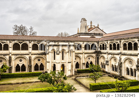 Alcobaca, Portugal - Mar 08, 2026: Cloister of Silence at Alcobaca monastery in Alcobaca, Portugal Alcobaca, Portugal - Mar 08, 2026: Cloister of Silence at Alcobaca monastery in Alcobaca, Portugal 138282045