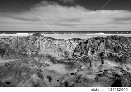 Black and white landscape photography of Porto Santo Island, Portugal Black and white landscape photography of Porto Santo Island, Portugal 138282906