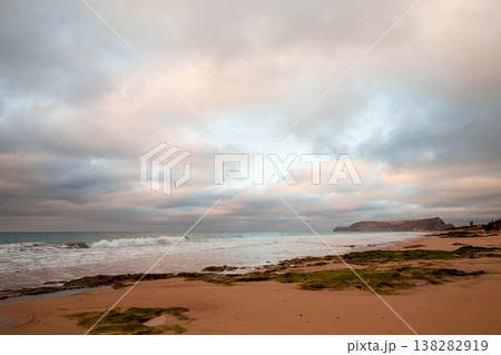 Porto Santo beach in the morning, landscape photo Porto Santo beach in the morning, landscape photo 138282919