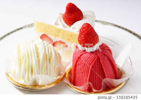 苺ケーキ 苺モンブラン 苺ケーキ 苺モンブラン 138285435