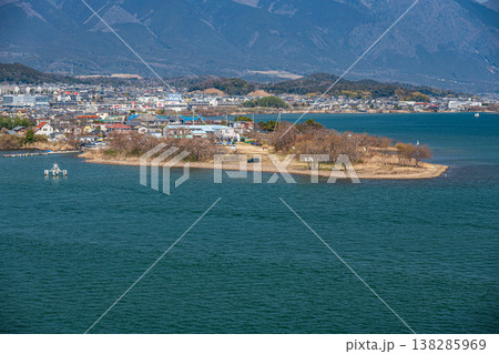 琵琶湖風景 琵琶湖大橋からの眺め 滋賀県大津市堅田 琵琶湖風景 琵琶湖大橋からの眺め 滋賀県大津市堅田 138285969