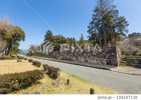 熊本県の人吉市の人吉城跡の風景写真 熊本県の人吉市の人吉城跡の風景写真 138287130