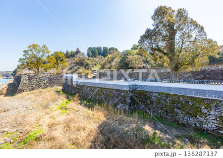 熊本県の人吉市の人吉城跡の風景写真 138287137