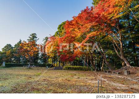 浜松市の二俣城跡の風景(静岡県) 浜松市の二俣城跡の風景(静岡県) 138287175