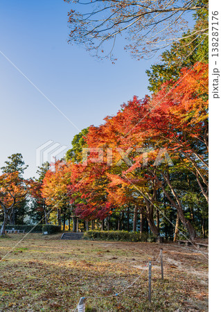 浜松市の二俣城跡の風景(静岡県) 浜松市の二俣城跡の風景(静岡県) 138287176