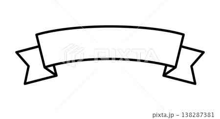 ランキングや表彰に使いやすい、シンプルな王冠の線画イラスト素材 138287381