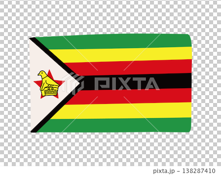 Cute Mozambique flag icon - hand-drawn style flag illustration Cute Mozambique flag icon - hand-drawn style flag illustration 138287410