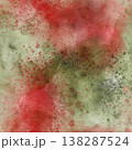 Expressive Watercolor With Textured Festive Tone. Dynamic Colorful Splatter For Seasonal Design Projects 138287524