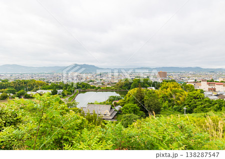 紀ノ川サービスエリアから見た和歌山市北部の町並み 138287547