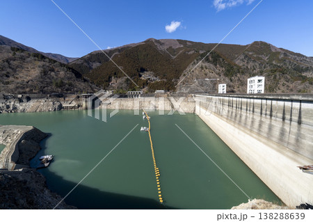 奥多摩湖 2026年春の渇水 奥多摩湖 2026年春の渇水 138288639
