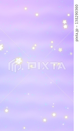 縦長サイズの8bitレトロゲーム風でキラキラした星が横に流れる紫背景の壁紙 縦長サイズの8bitレトロゲーム風でキラキラした星が横に流れる紫背景の壁紙 138290360