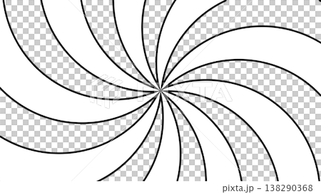 合成で使いやすい線付き渦巻きの透過背景画像 合成で使いやすい線付き渦巻きの透過背景画像 138290368