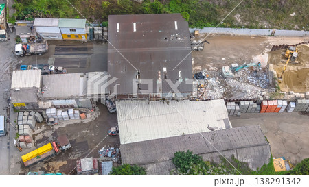 March 28 2026 Industrial storage yards across Tsai Wan Kwun Tong, hk 138291342