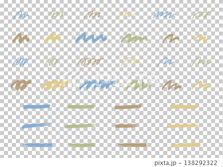 A set of hand-drawn embellishments in natural colors, created with pens of various thicknesses. A set of hand-drawn embellishments in natural colors, created with pens of various thicknesses. 138292322