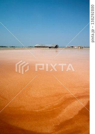 Abstract texture of salt surface farmers in Thailand Abstract texture of salt surface farmers in Thailand 138292880