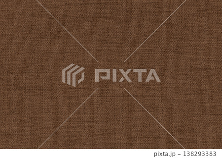 Dark brown linen fabric cloth texture background, seamless pattern of natural textile. 138293383