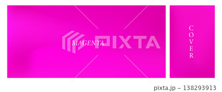 Fuchsia gradient. Vibrant fluid magenta waves for bold social media graphics. Vector illustration Fuchsia gradient. Vibrant fluid magenta waves for bold social media graphics. Vector illustration 138293913