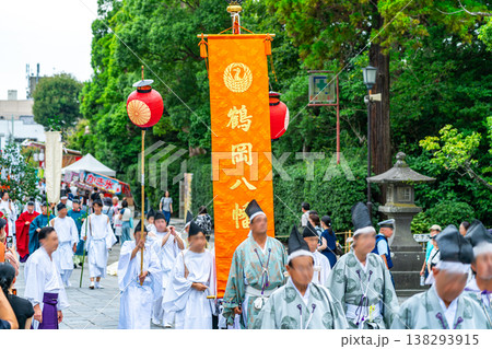 【神奈川県】鎌倉の鶴岡八幡宮で行われた例大祭 【神奈川県】鎌倉の鶴岡八幡宮で行われた例大祭 138293915
