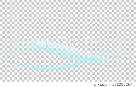 Simple gradient wave material - sky blue 138295264