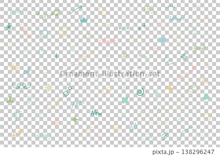 落書き 飾り あしらい アクセント ベクター 素材 セット イラスト 矢印 ハート 手書き文字 落書き 飾り あしらい アクセント ベクター 素材 セット イラスト 矢印 ハート 手書き文字 138296247